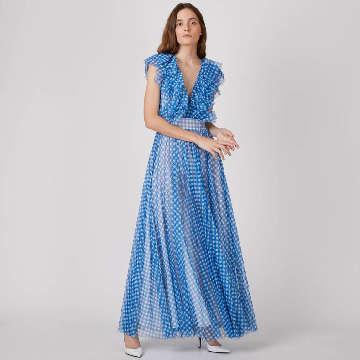 Vestido Com Babado No Busto Philosphy