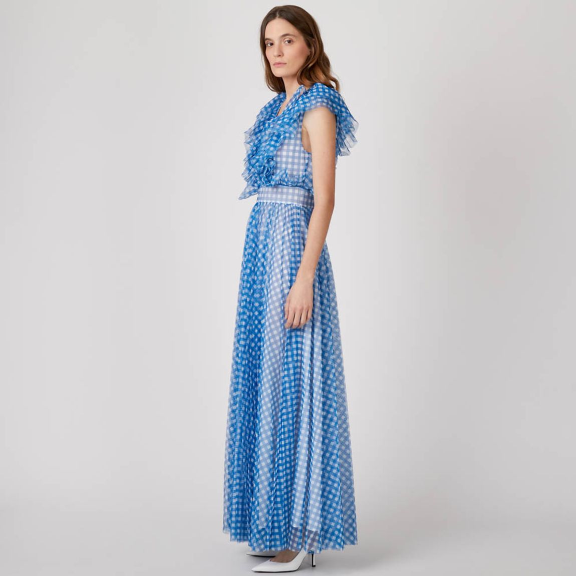 Vestido Com Babado No Busto Philosphy