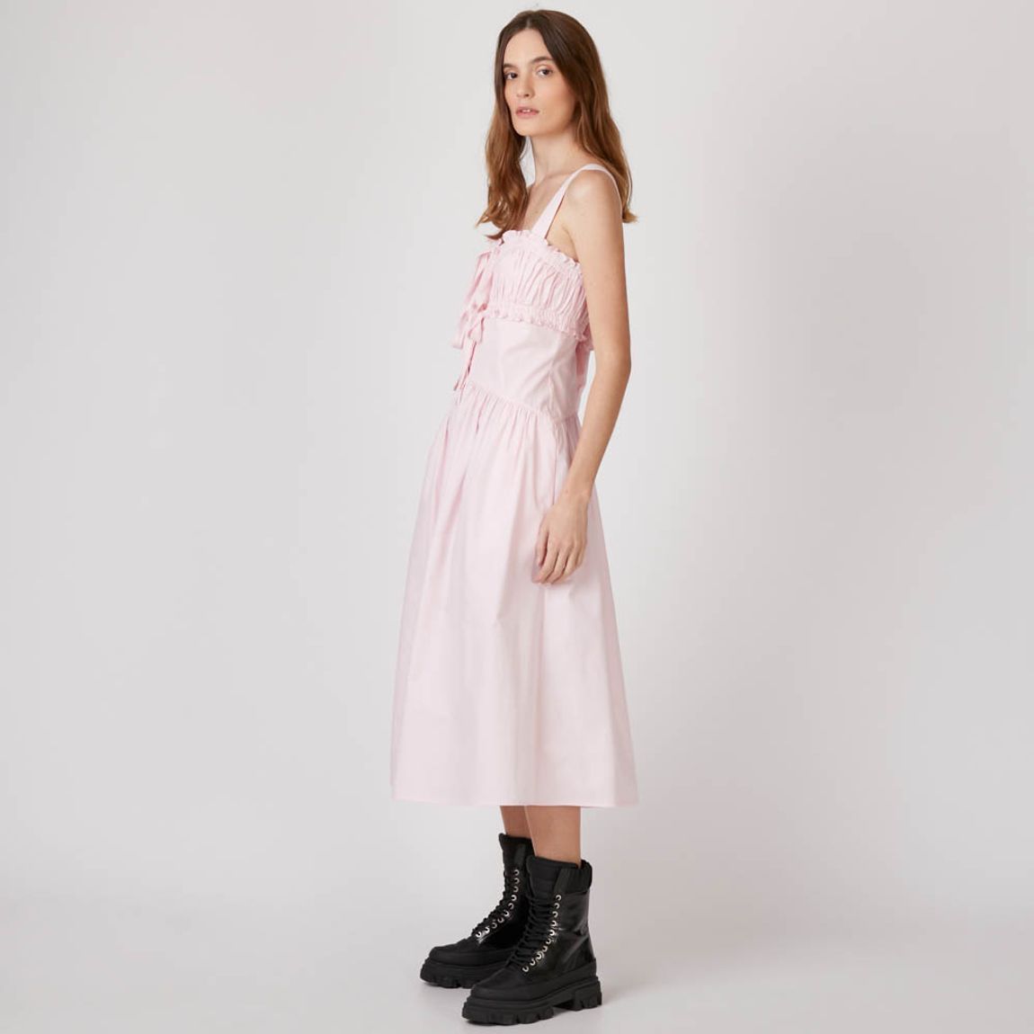 Vestido Midi Rosa Philosophy