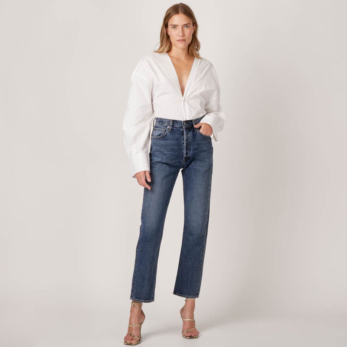 Calça 90s Pinch Waist Agolde