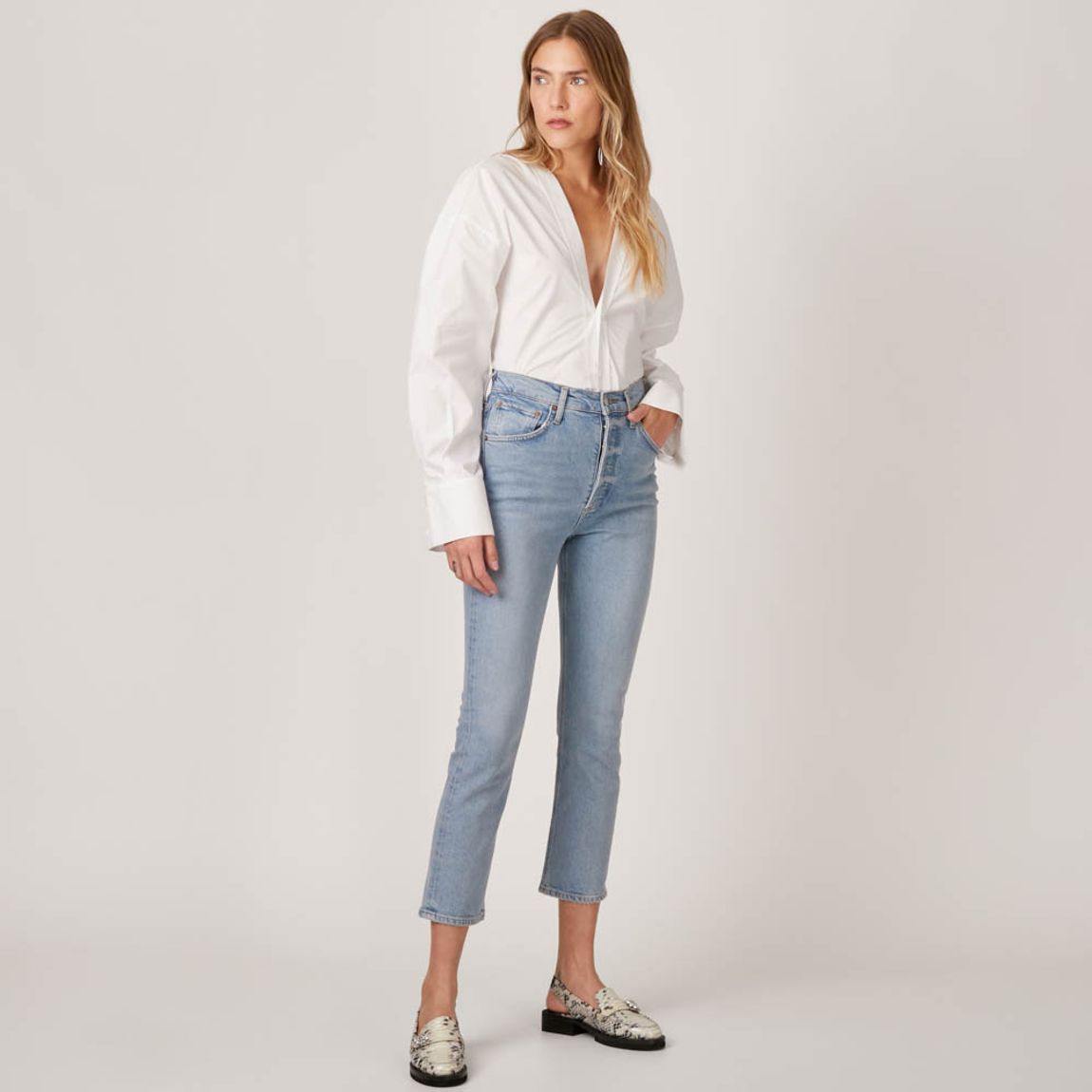 Calça Riley High Rise Agolde