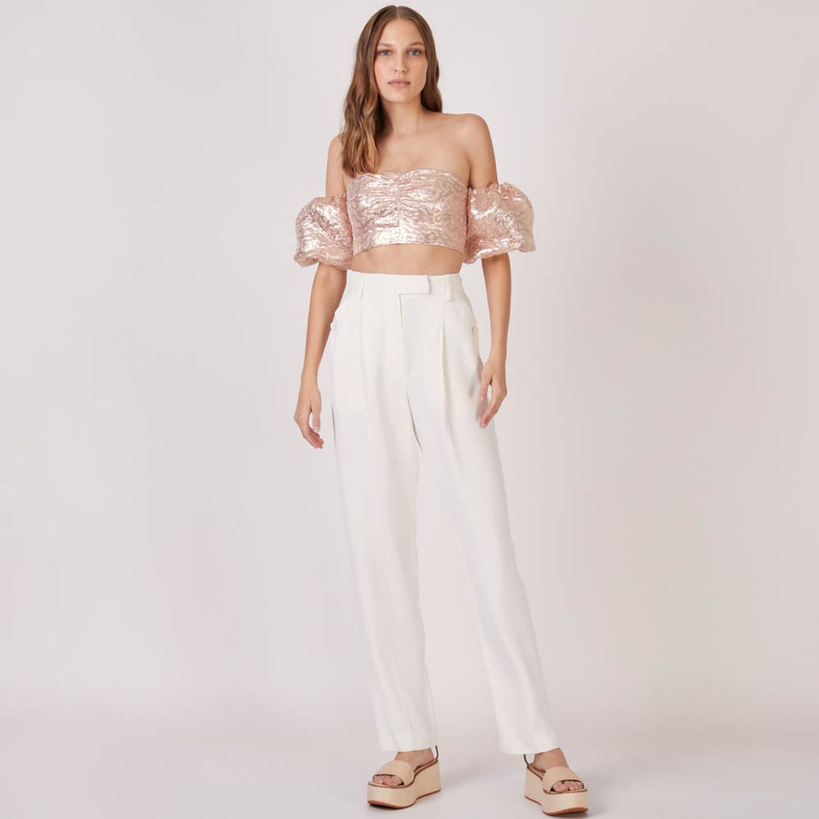 Blusa Cloque Marble Mari
