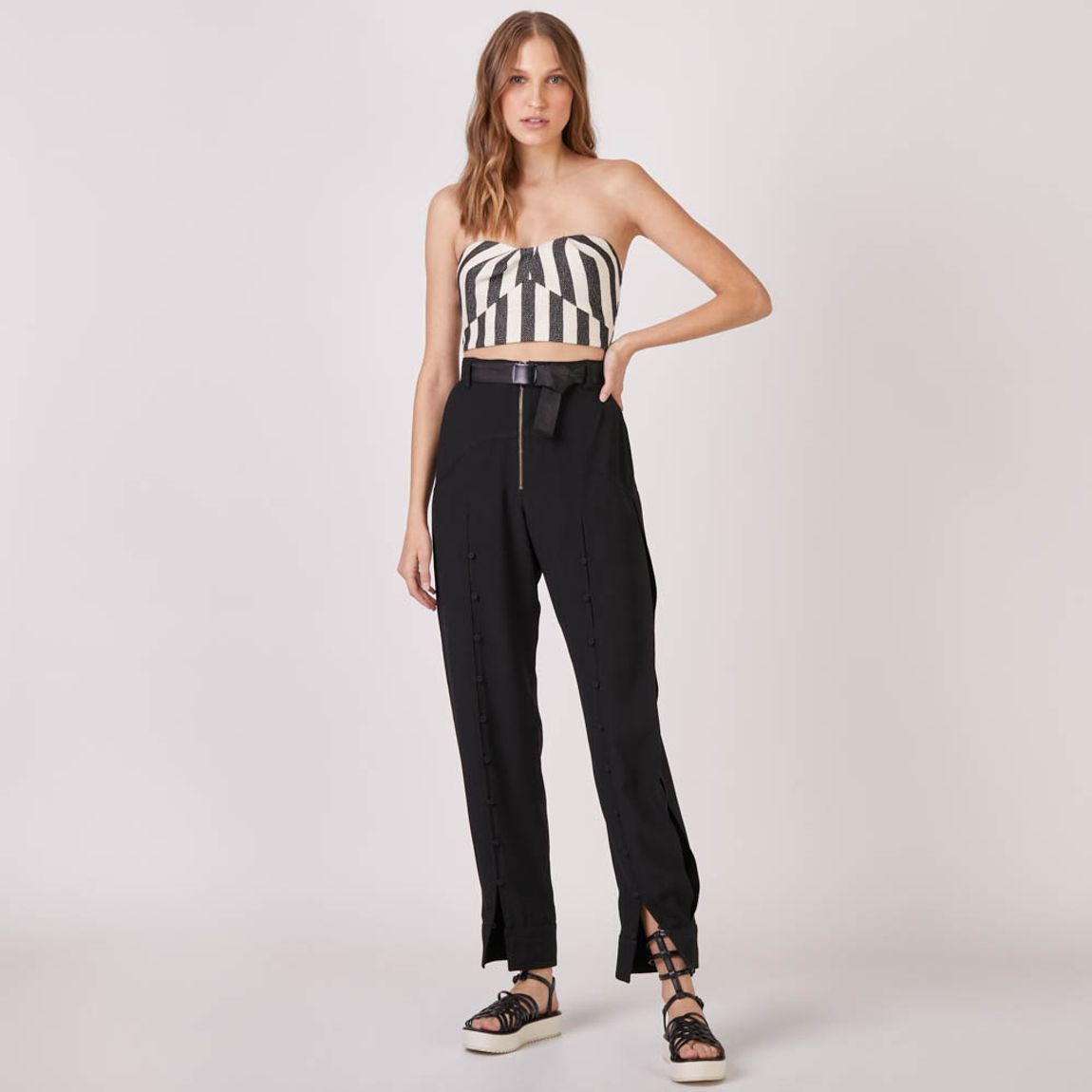 Calça Crepe Feixe Vivian