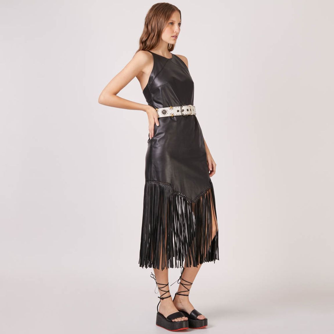 Vestido Couro Fran