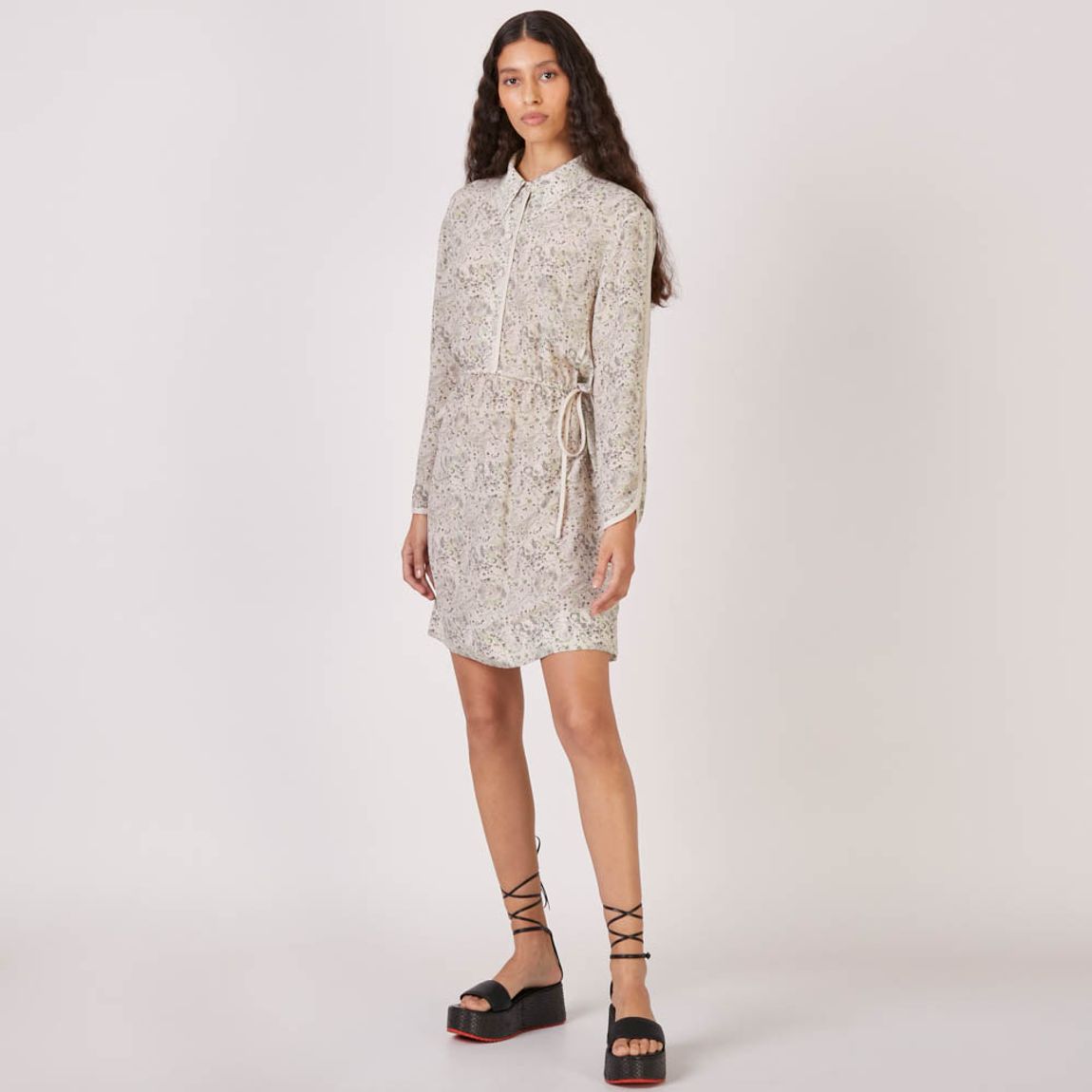 Vestido Seda Sketch Nina