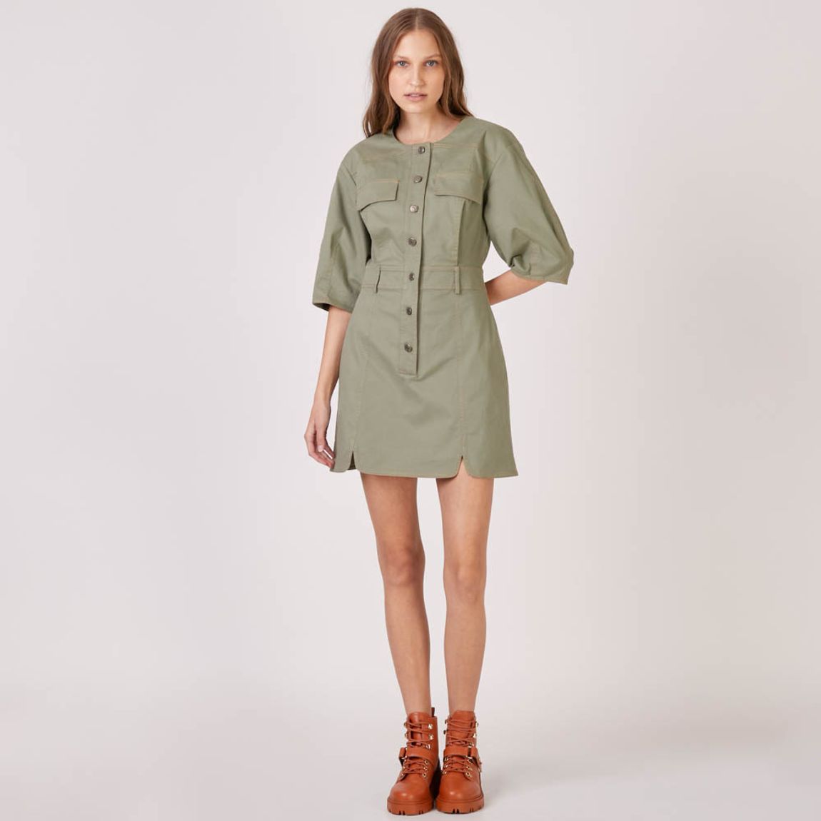 Vestido Sarja Washed Bem