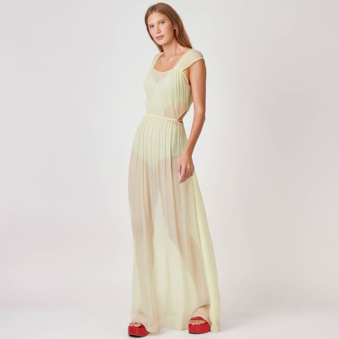 Vestido Chiffon Orbe Ondina