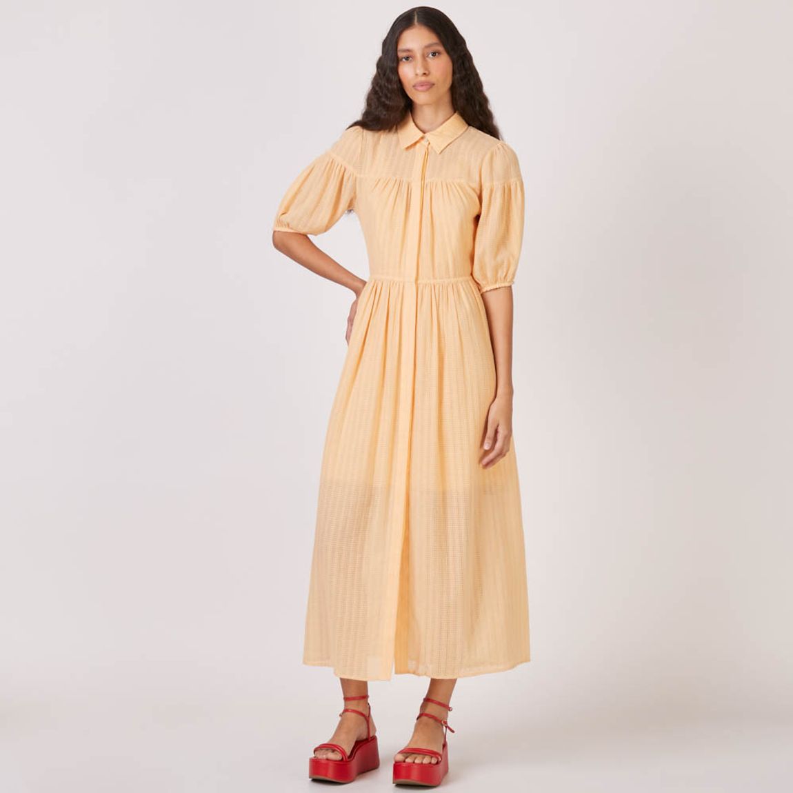 Vestido Cotton Tressê Tania