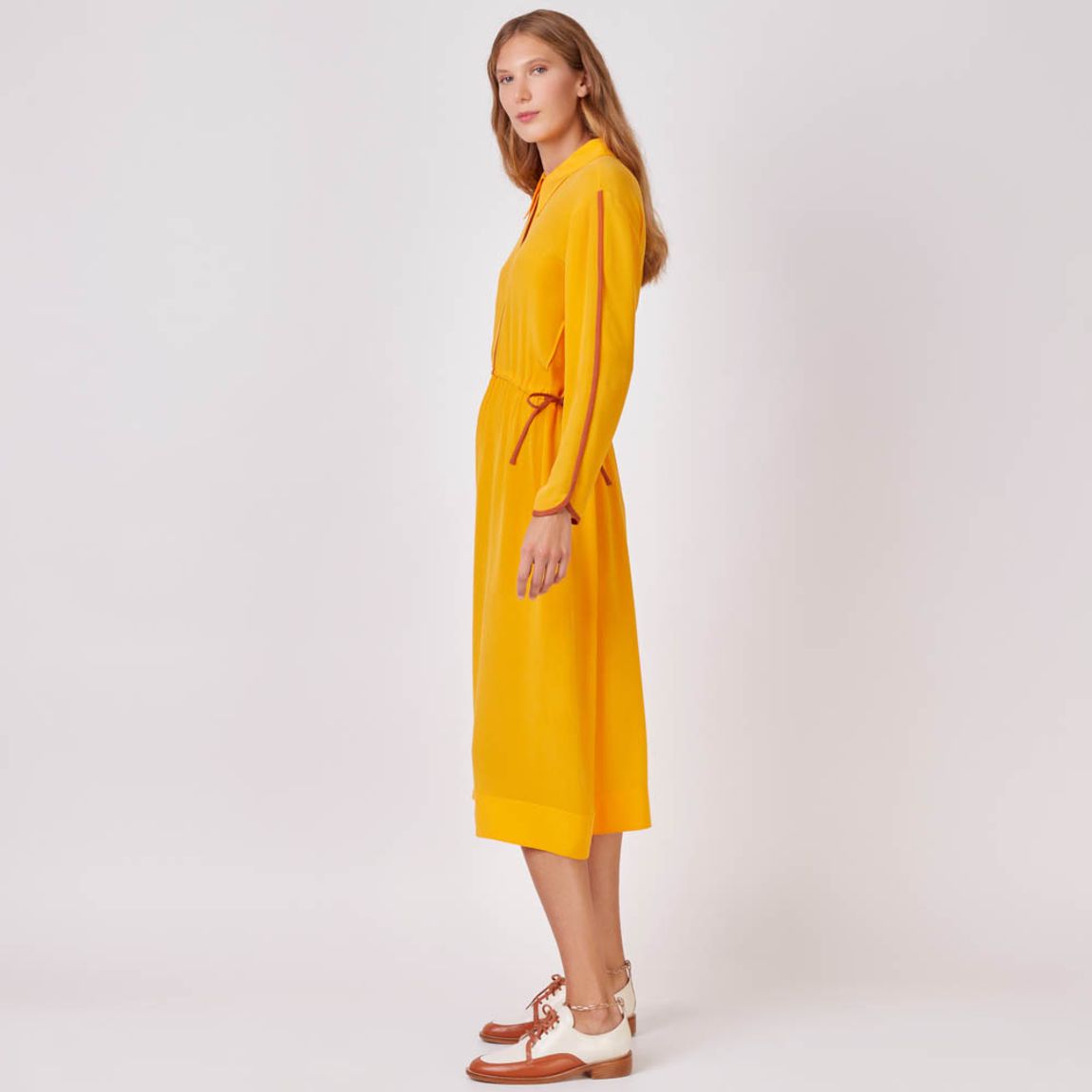 Vestido Crepe de Seda Claudia