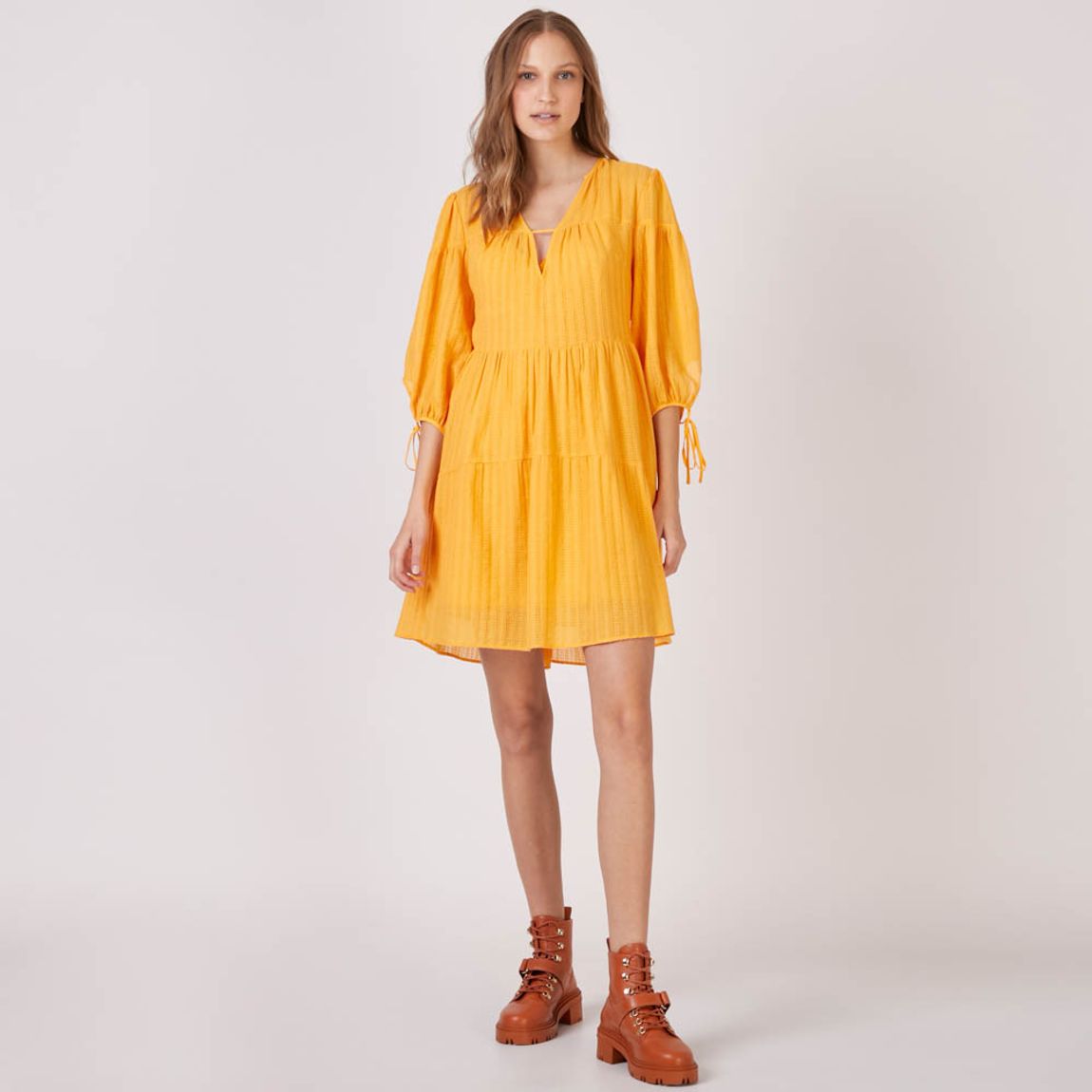 Vestido Cotton Tressê Tais