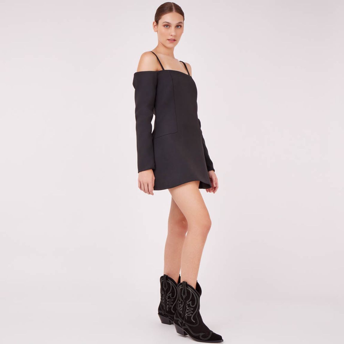 Vestido Ombro a Ombro Coperni