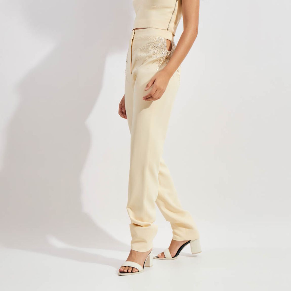 Calça Crepe Cristal Celine