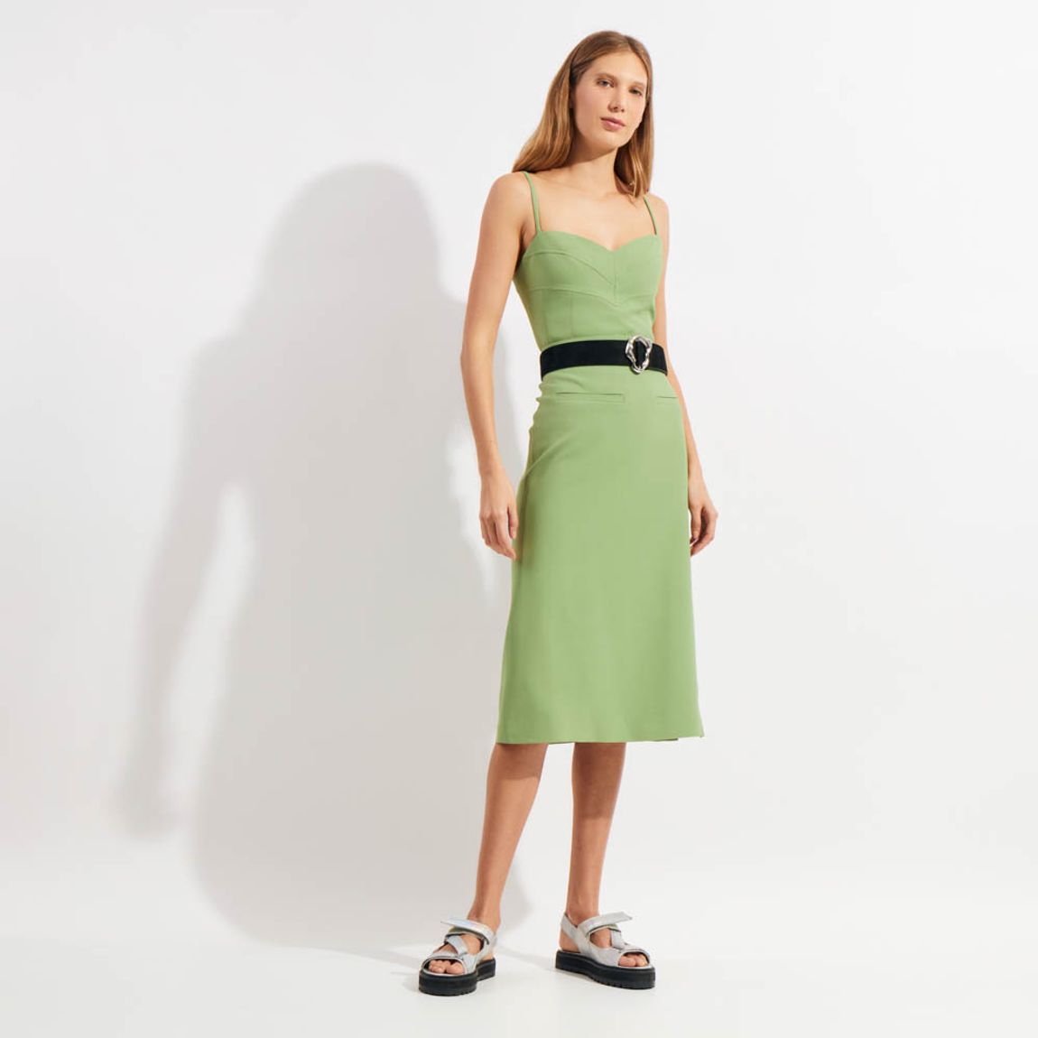 Blusa Crepe Voar Cian