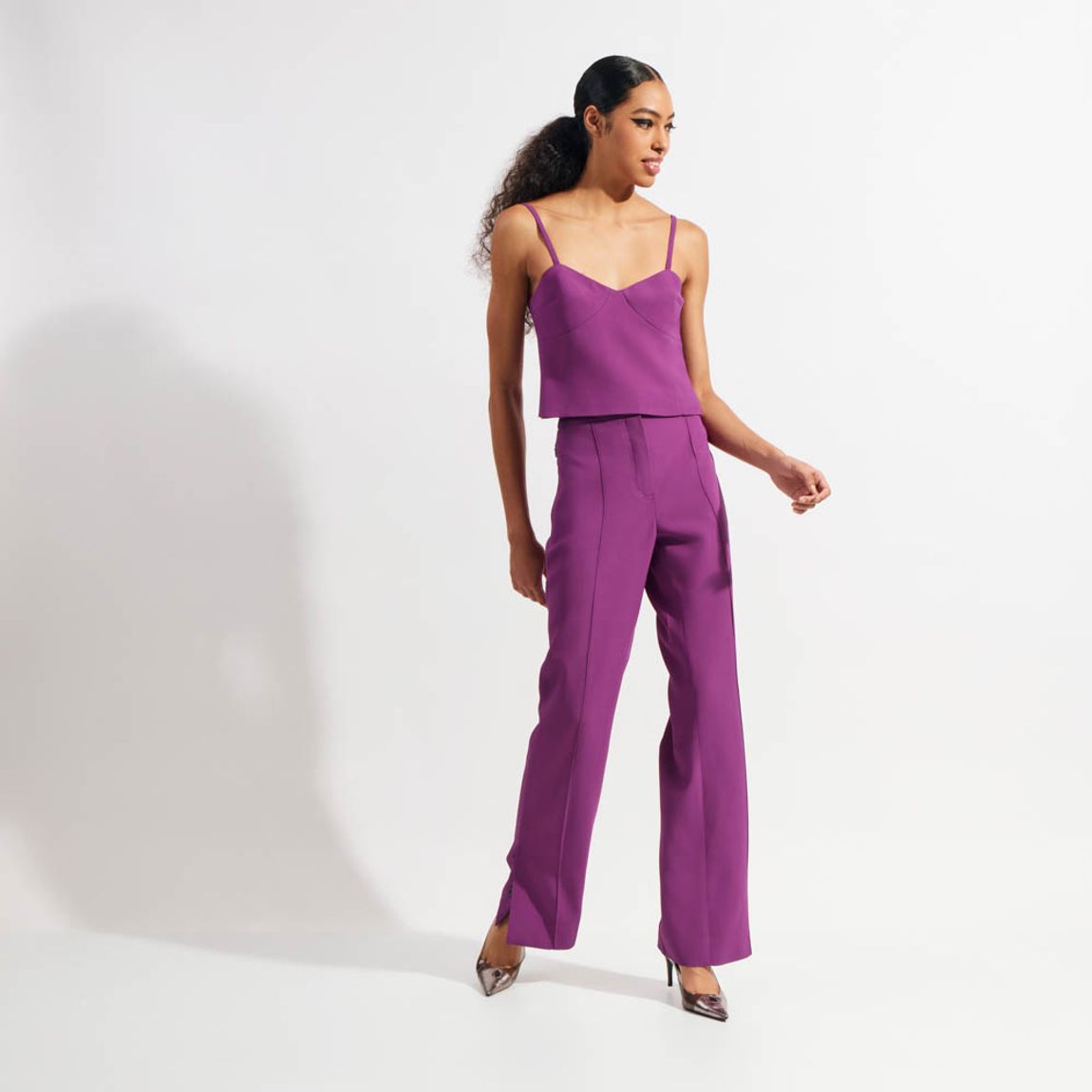 Blusa Crepe Tailor Teca