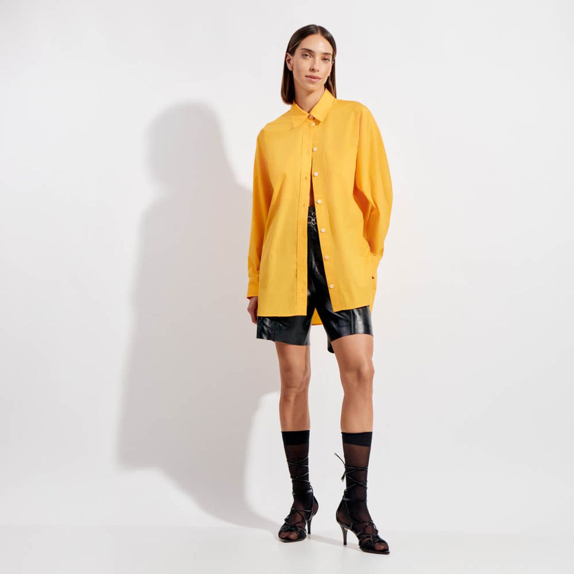 Camisa Tricoline Over Milena