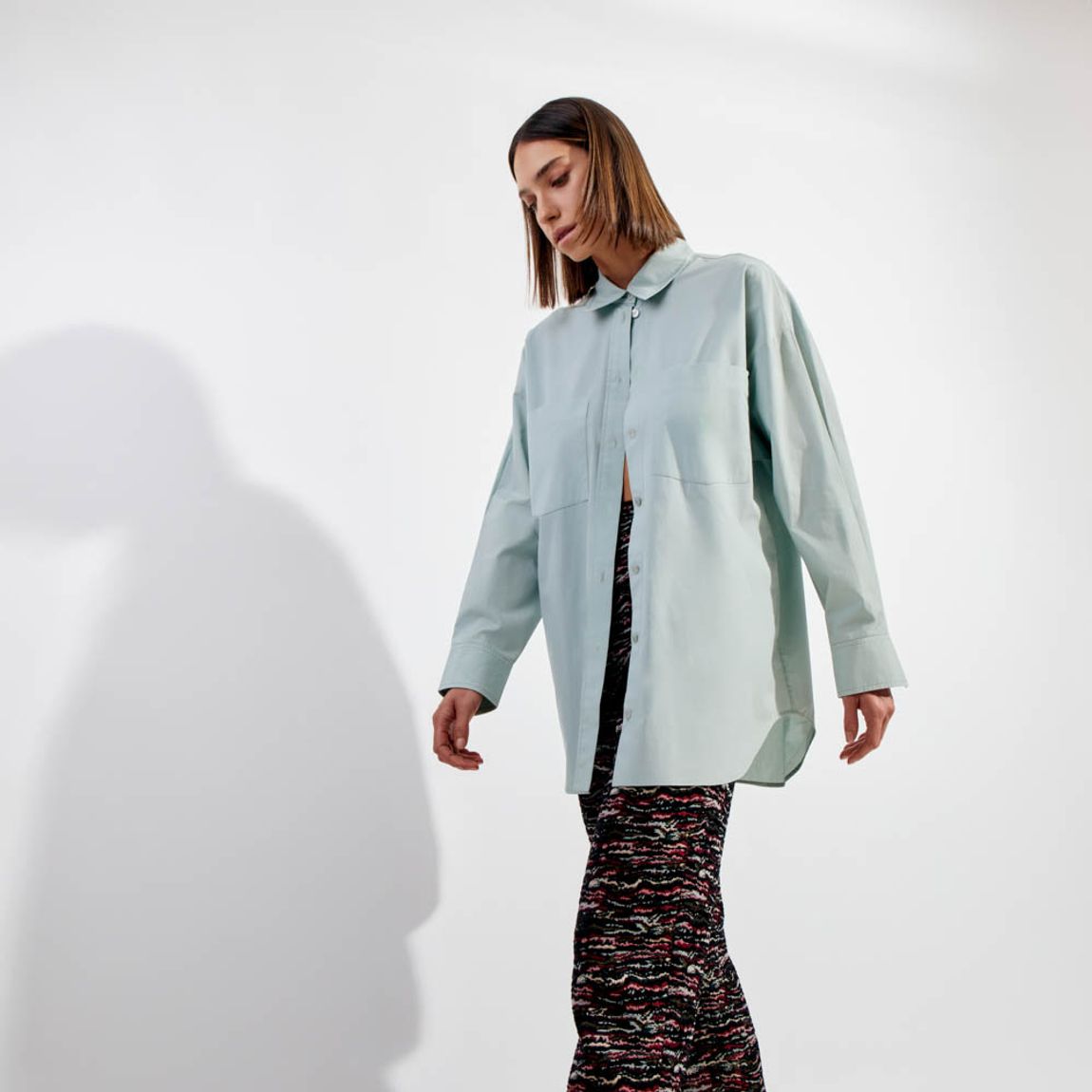 Camisa Tricoline Over Milena