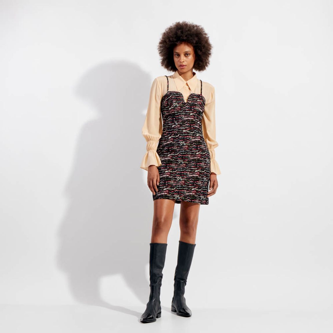 Vestido Jacquard Gobelain Gal