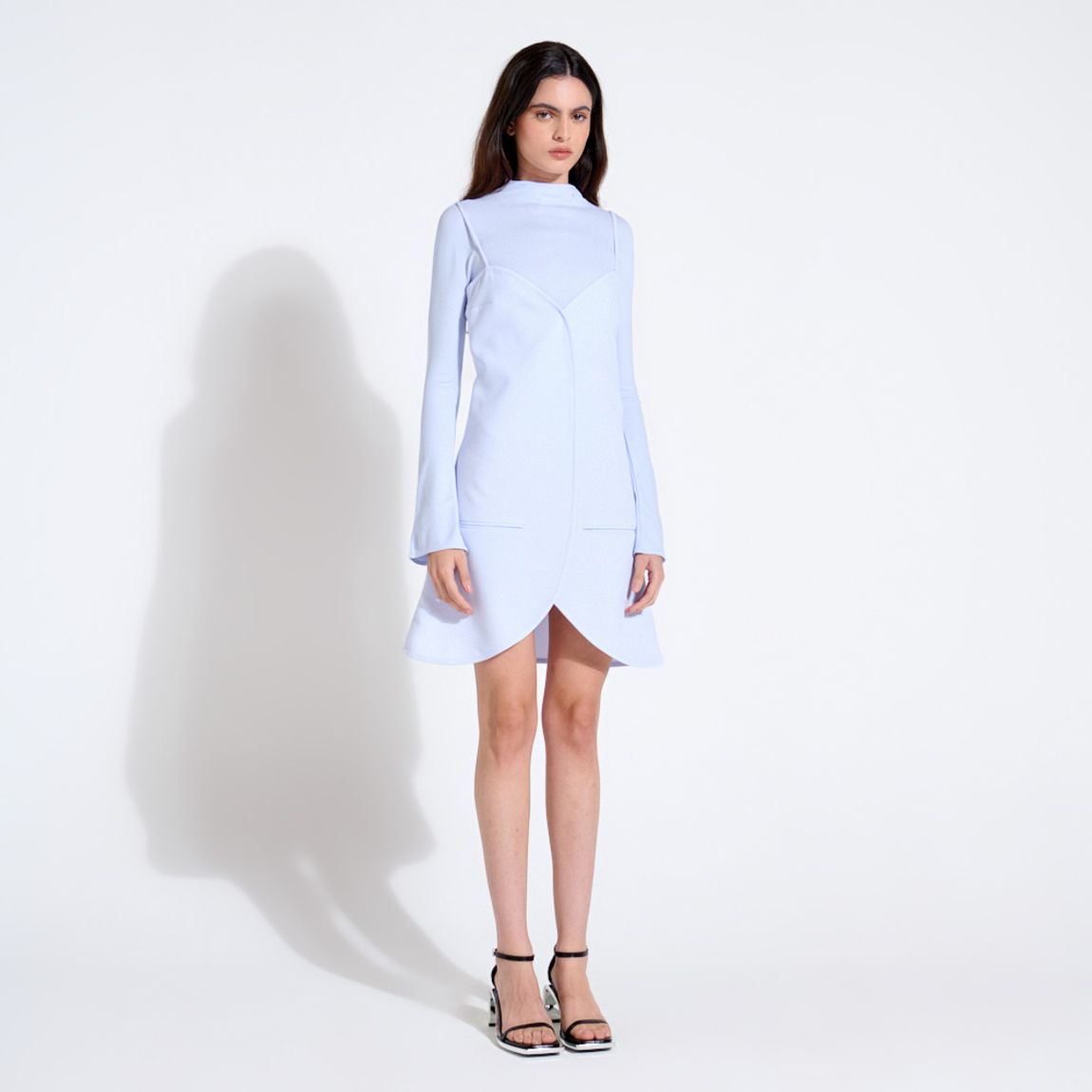 Mini Vestido Ellipse Alfaiataria Courrèges