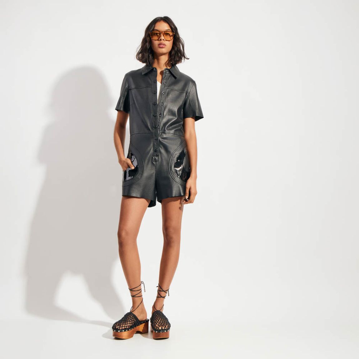 Jumpsuit Couro Lua