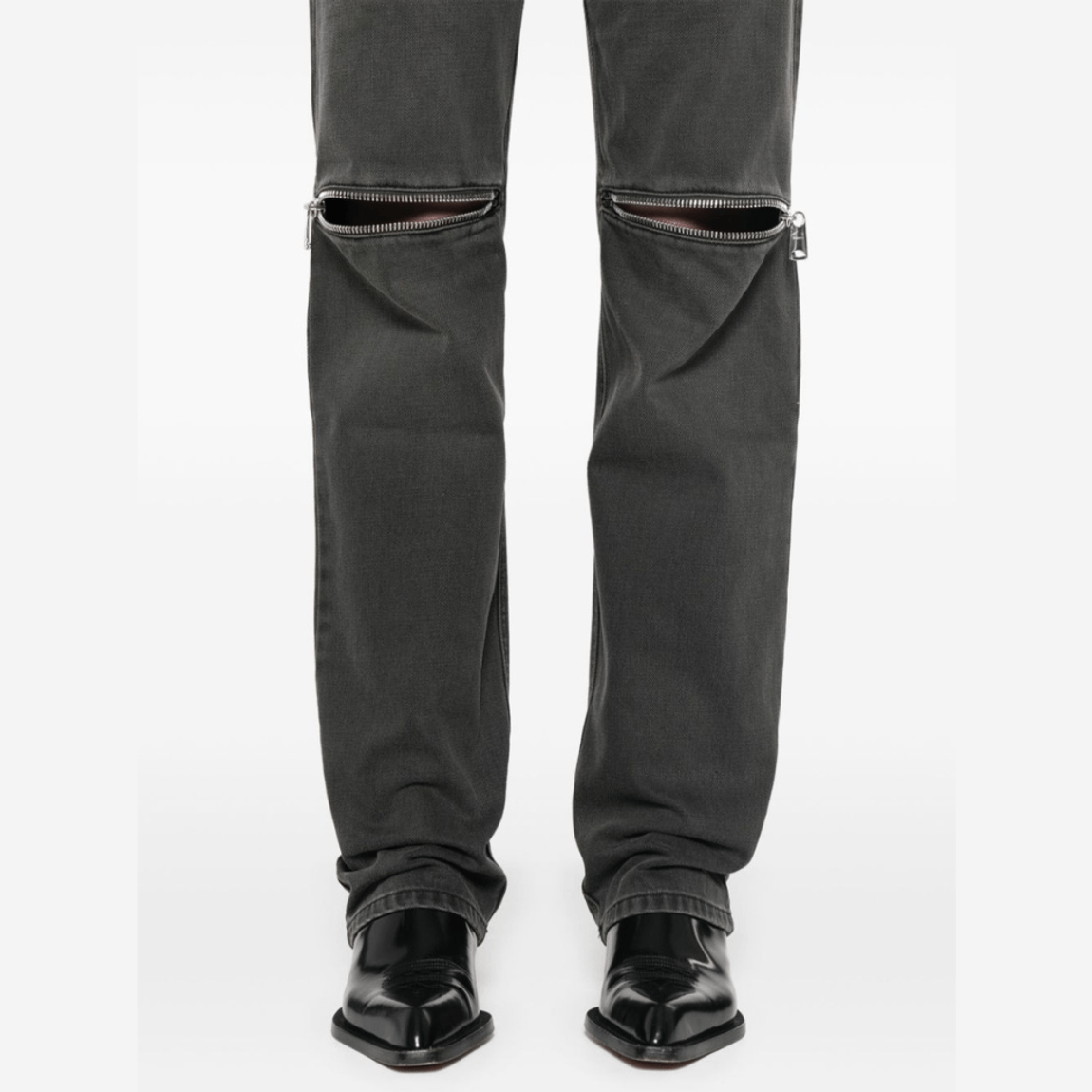 Calça Jeans Ziper Coperni