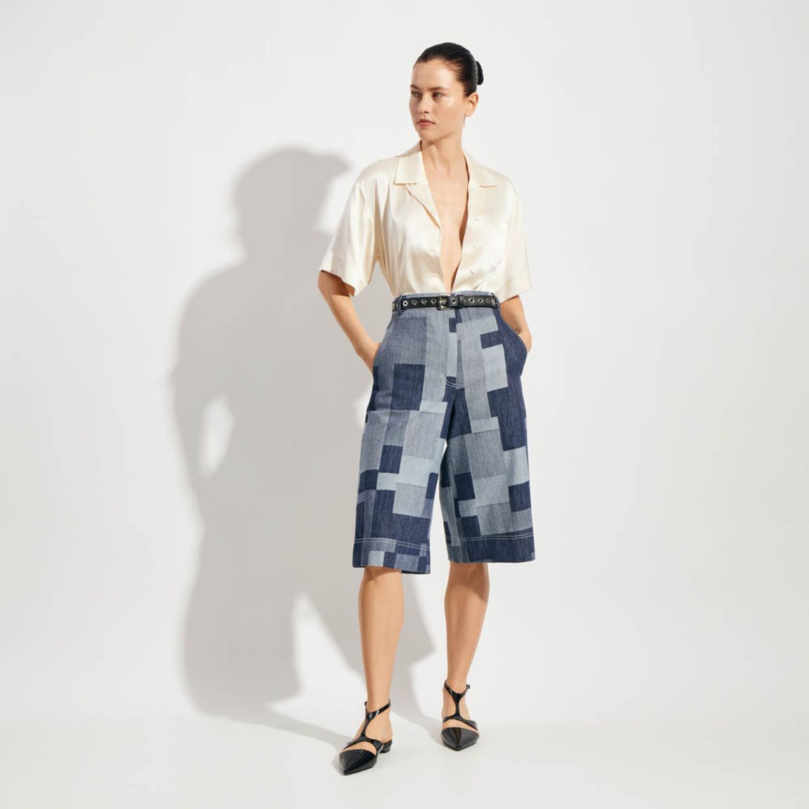 Bermuda Patch Denim Dener