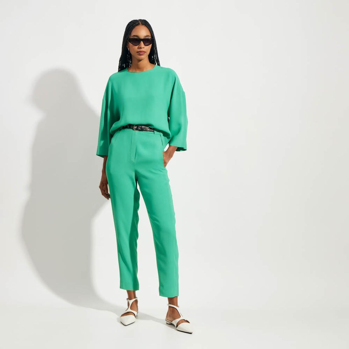 Calça Crepe Square Paige