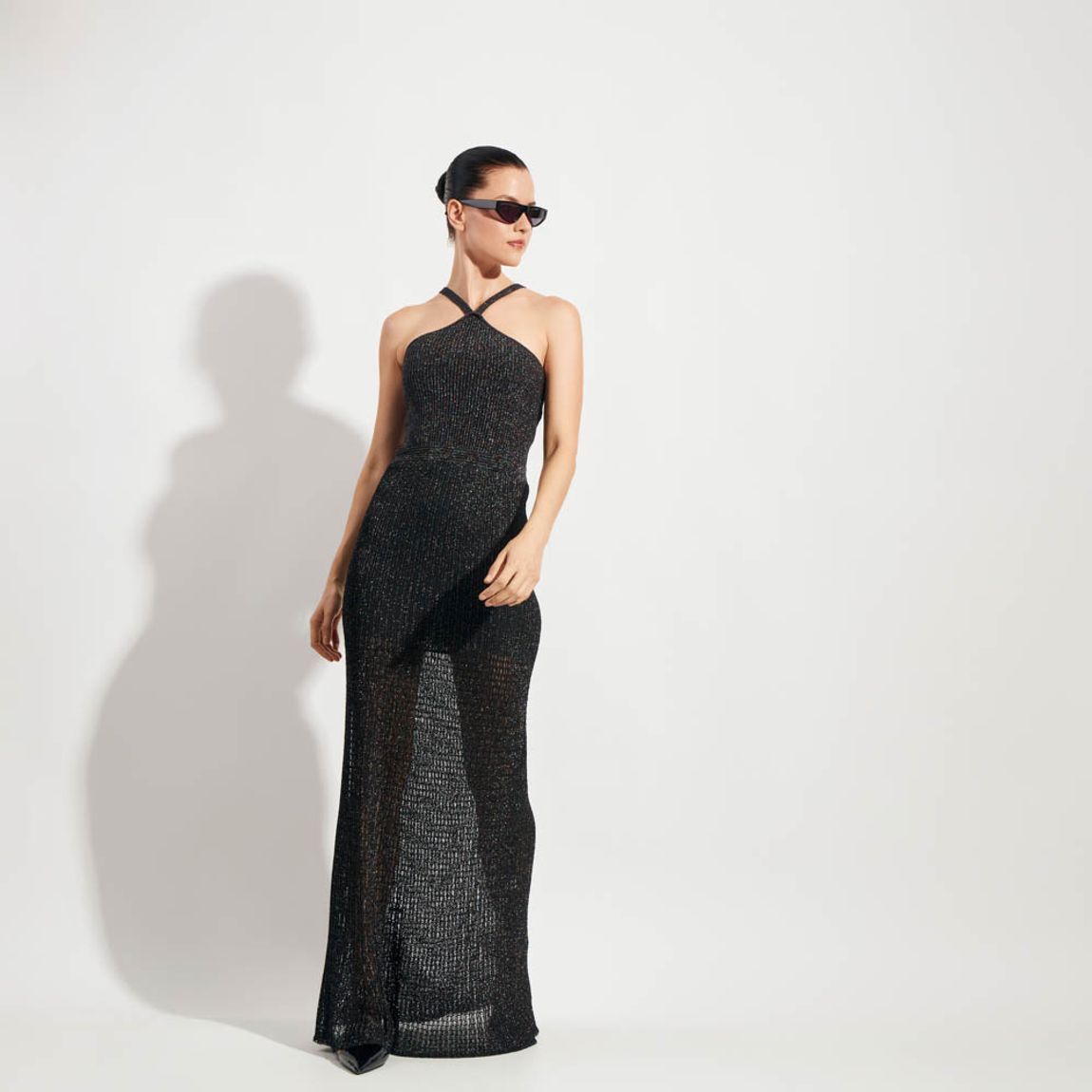 Vestido Lurex Space Ester