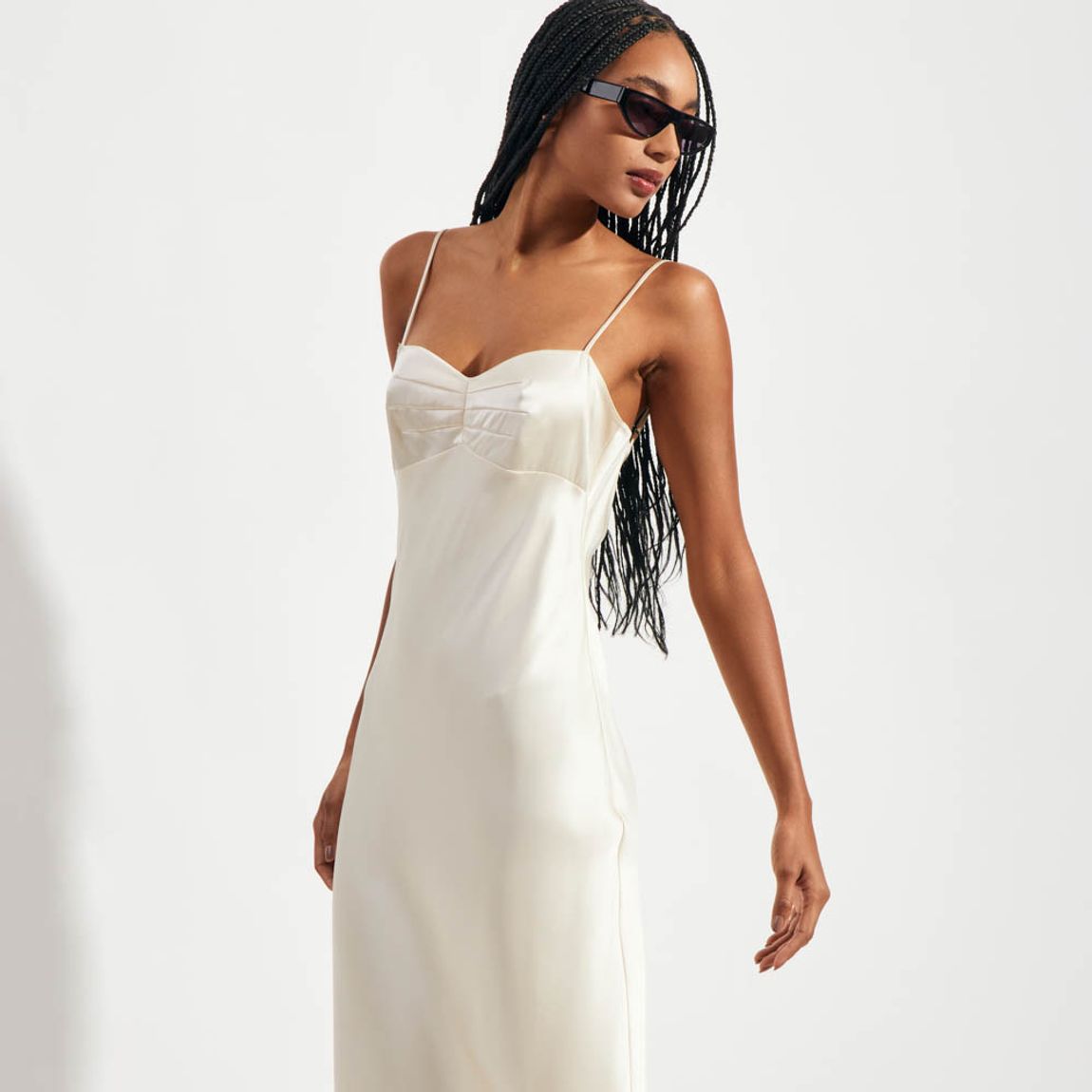 Vestido Cetim Pesado Florence