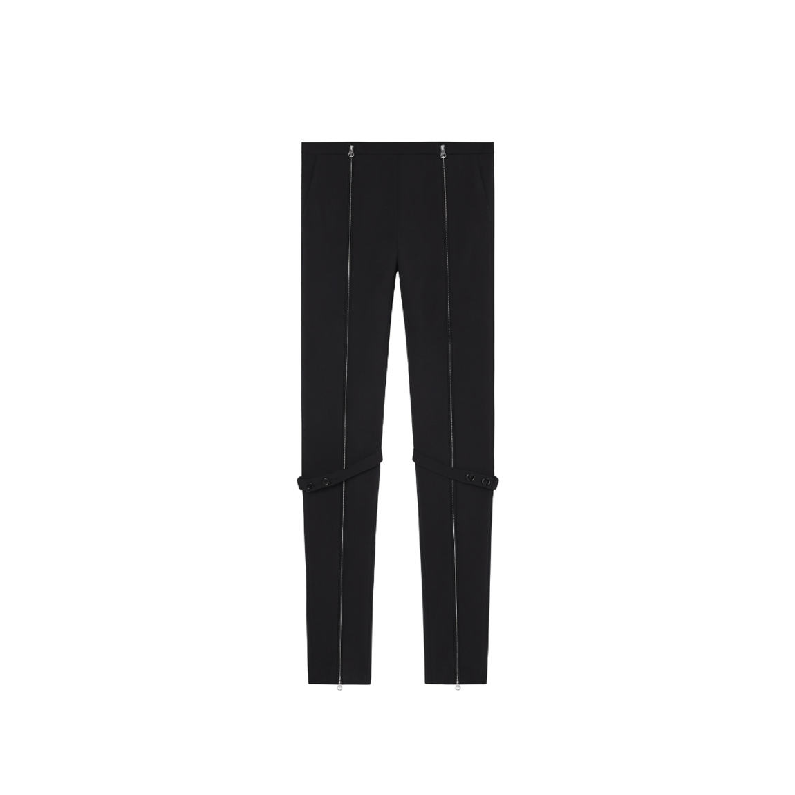 Calça Com Ziper Stretch Courrèges
