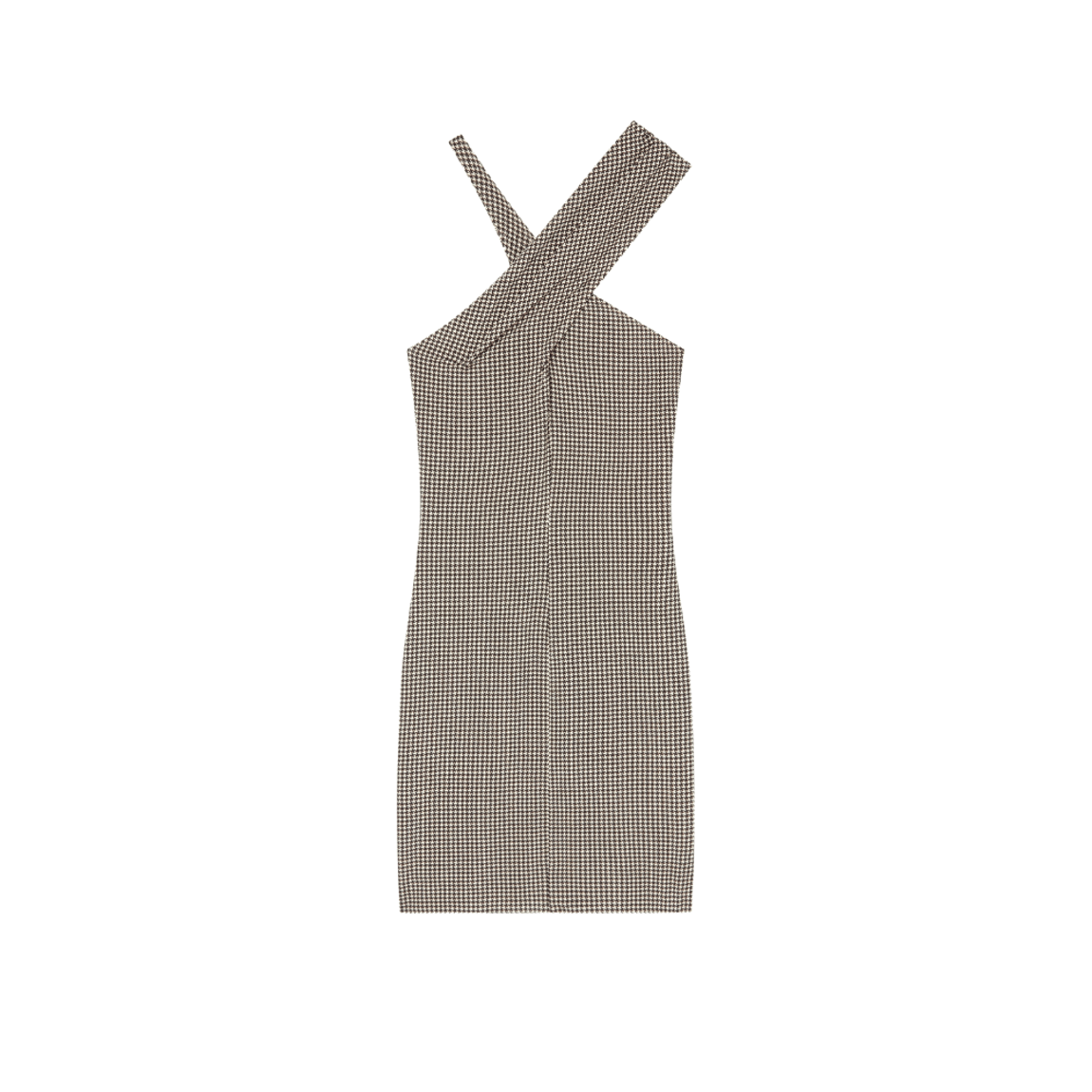 Vestido Cruzado Longo Jersey Courrèges