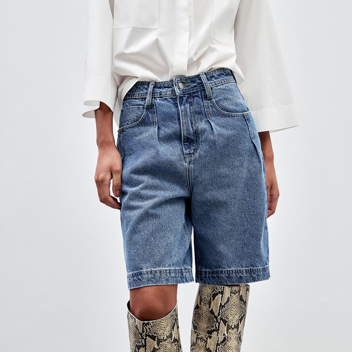 Bermuda Jeans Fivela Maite