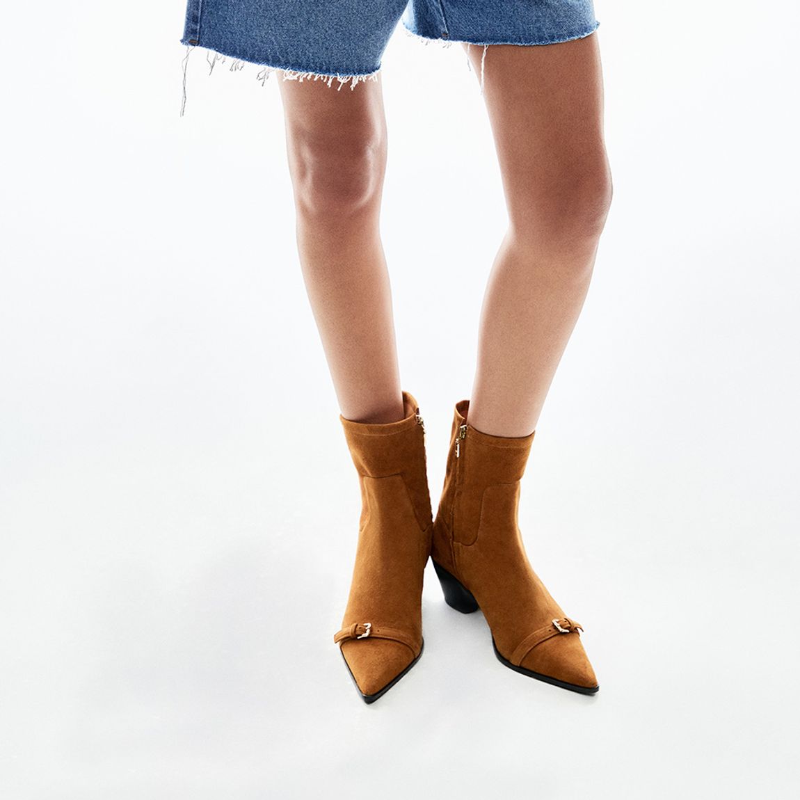 Bota Camurça Stretch Ayla