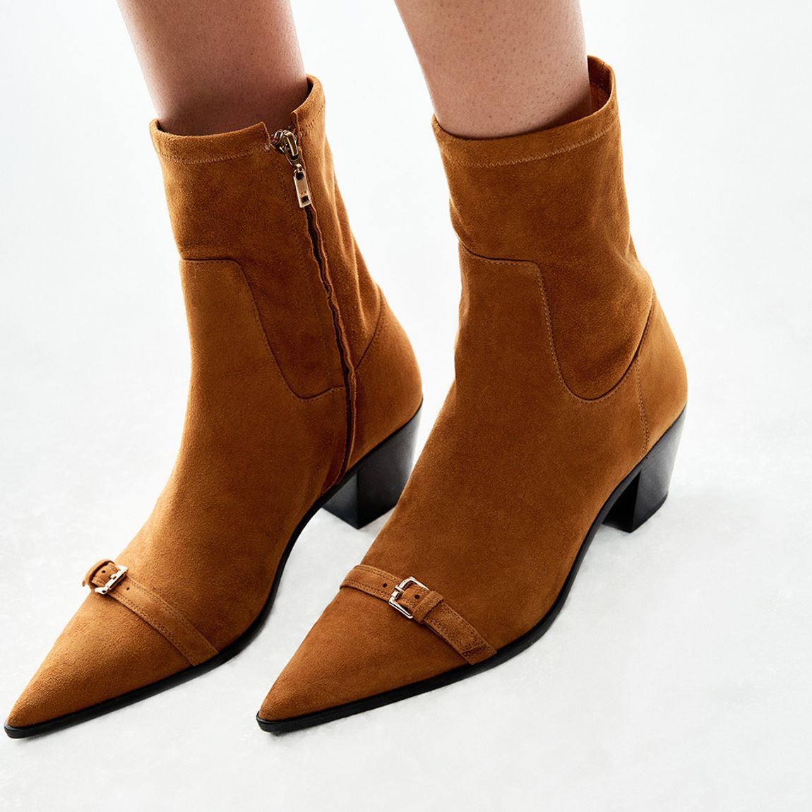 Bota Camurça Stretch Ayla