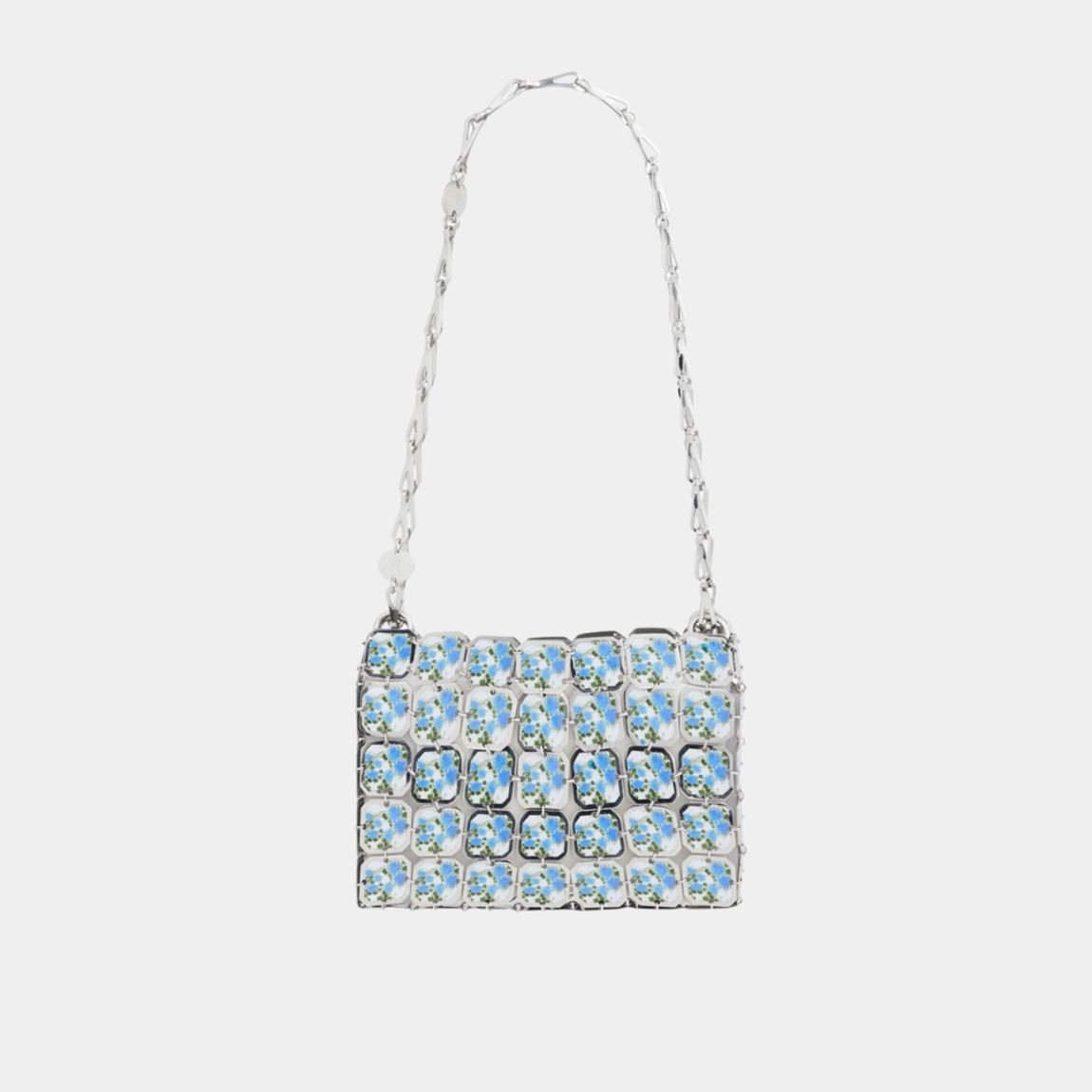 Bolsa 1969 Porcelain Square Nano Floral Rabanne