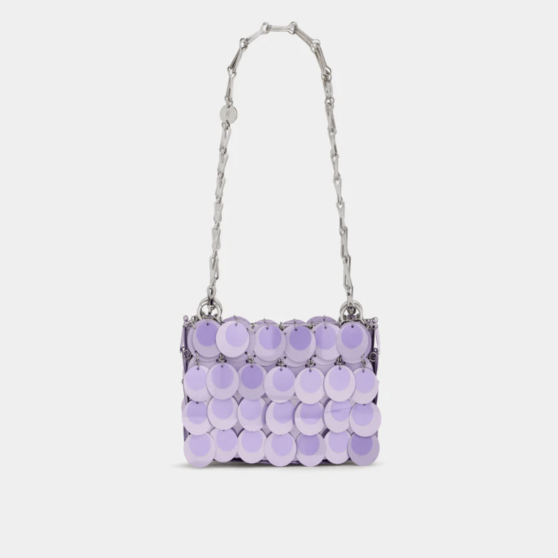 Bolsa Lila Sparkle Nano Lilás Rabanne