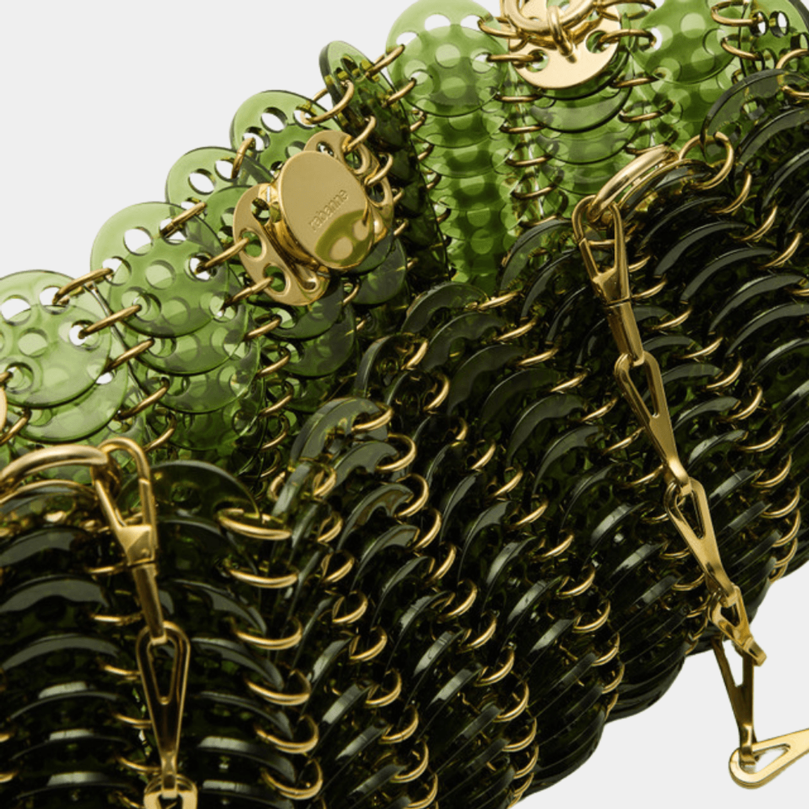 Bolsa 1969 Square Verde Rabanne