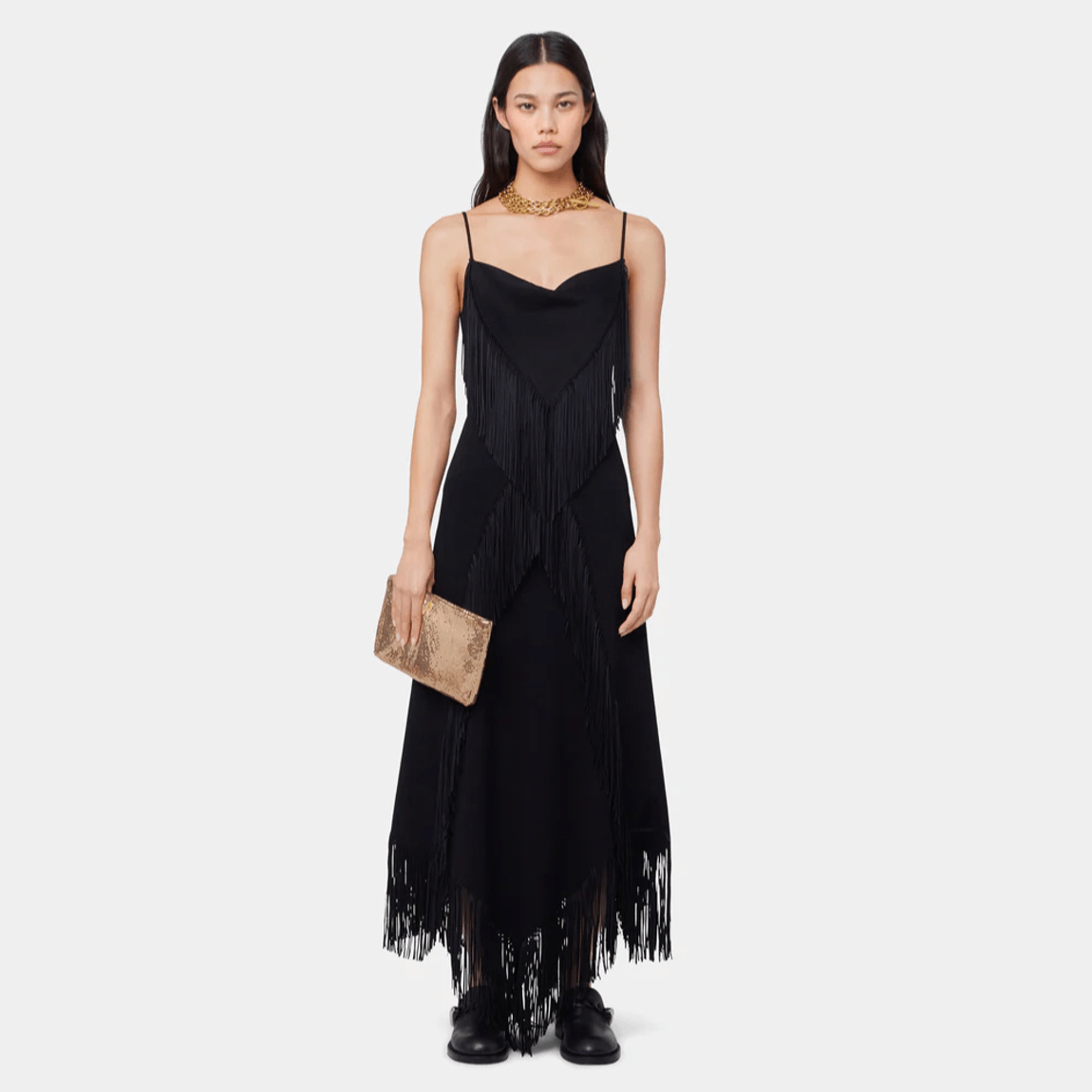 Vestido Franjas Rabanne