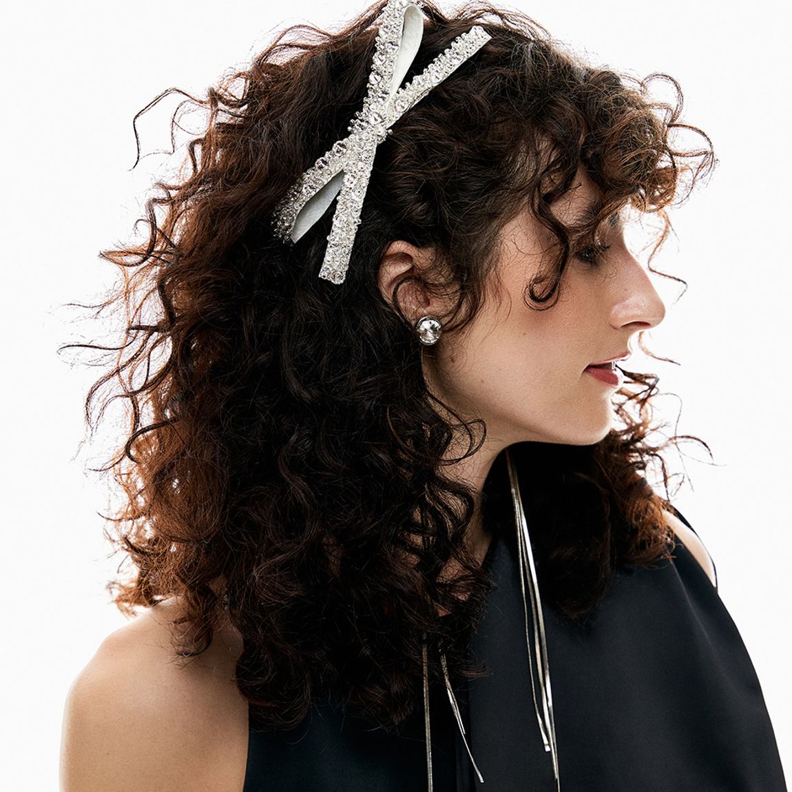 Laço Bardot Cristal Off White Matilda