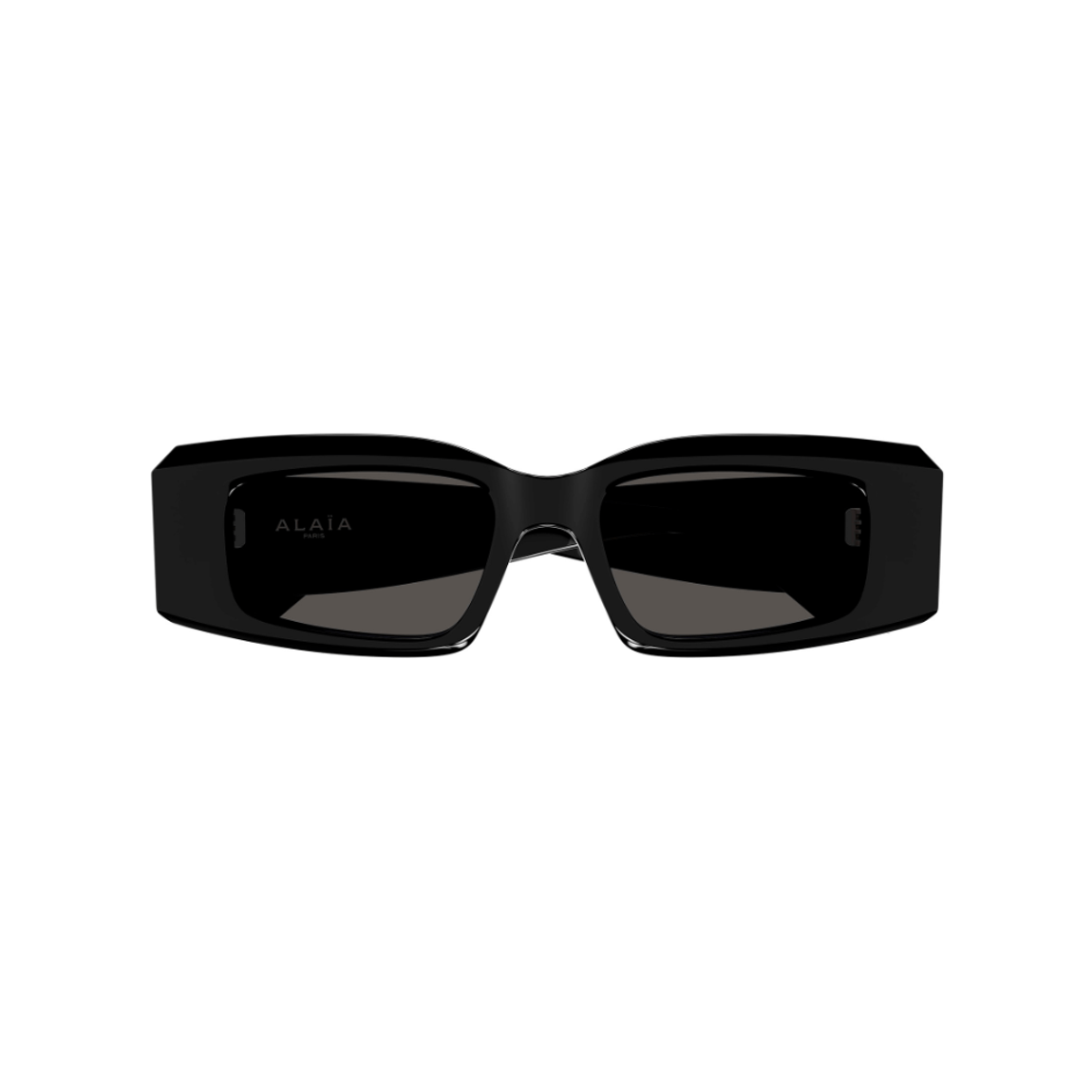 Óculos Solar Retangular Preto Alaïa