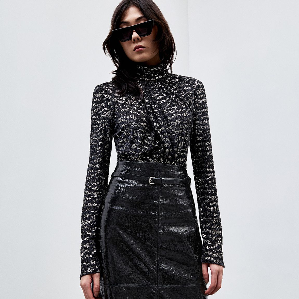 Blusa Tule Savage Sophie