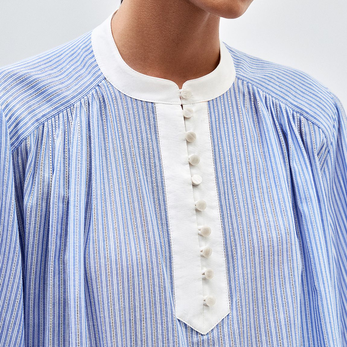 Blusa Tricoline Maquinetada Ceci