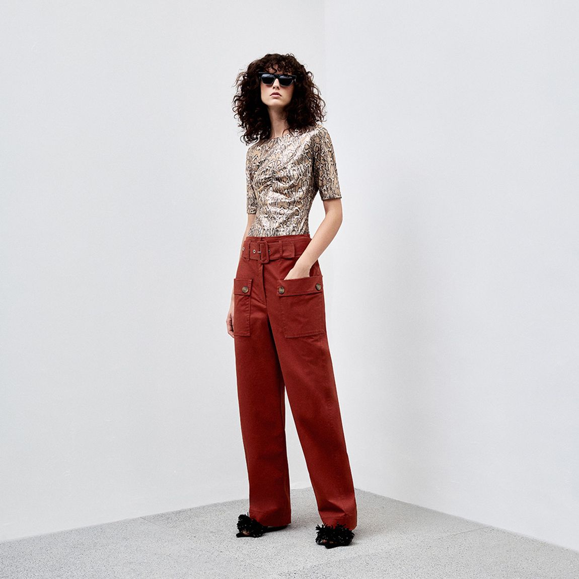 Blusa Laminado Snake Sierra