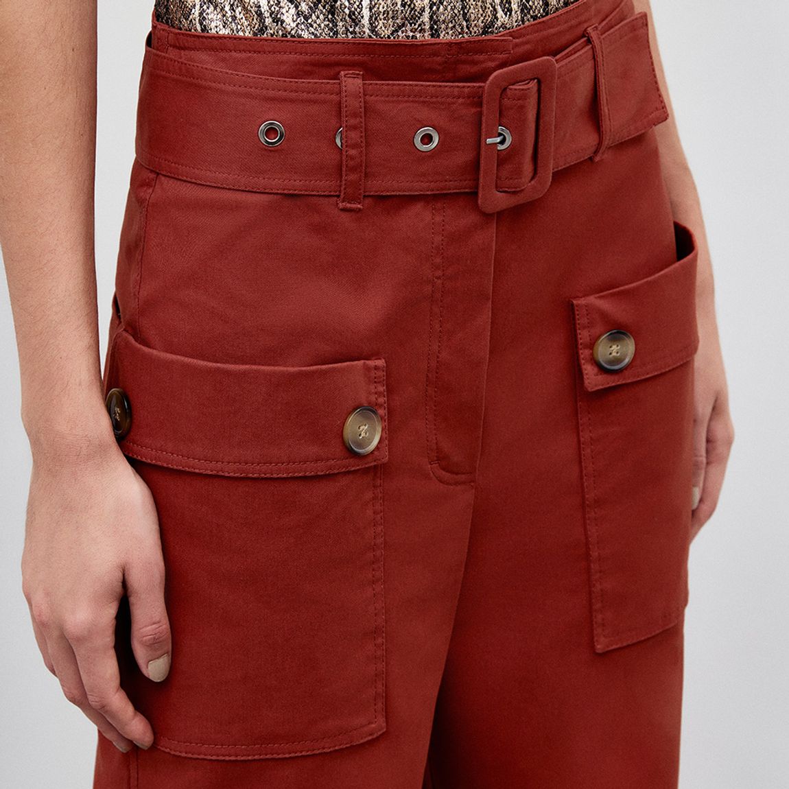 Calça Cotton Trench Bia