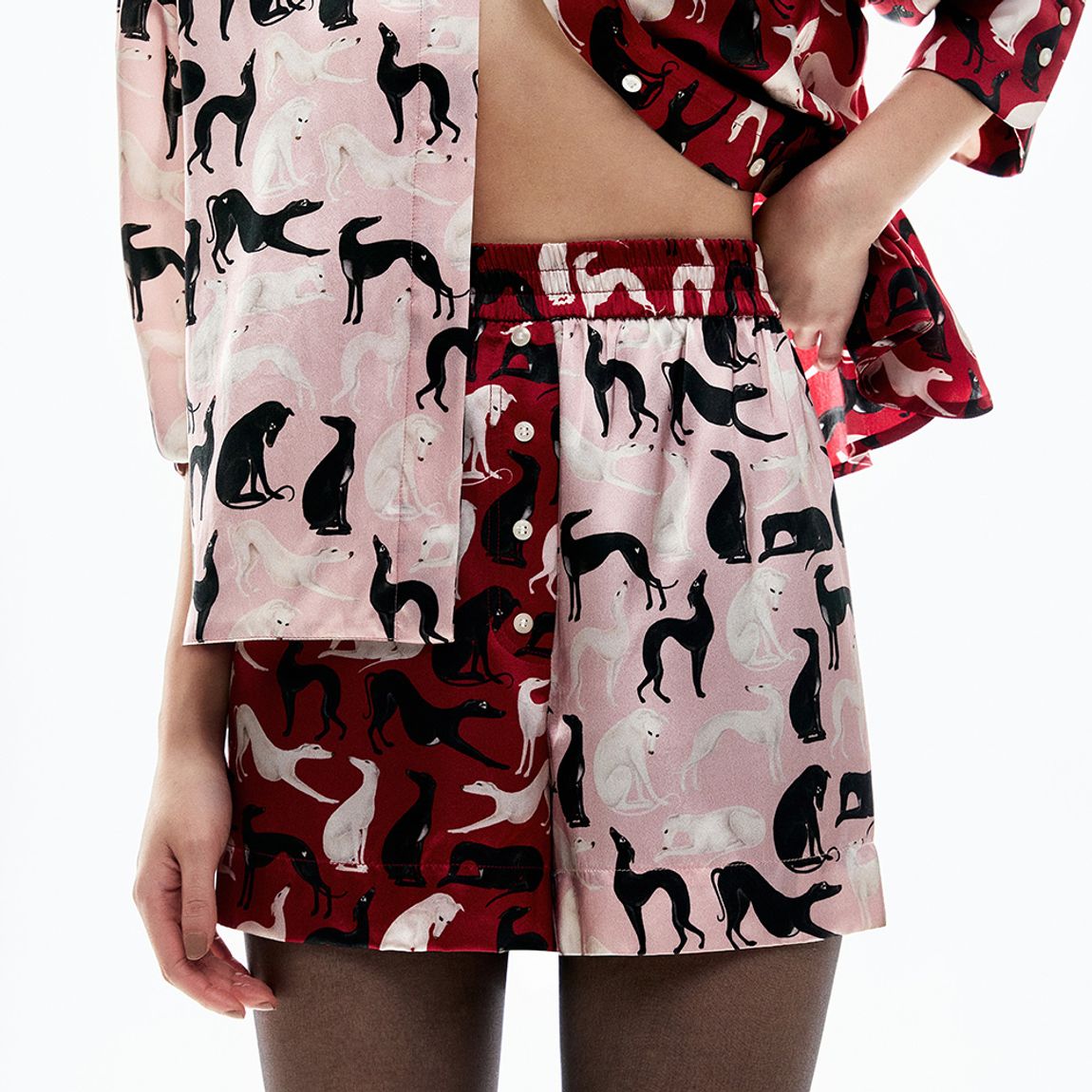 Shorts Cetim Bisous Gabi