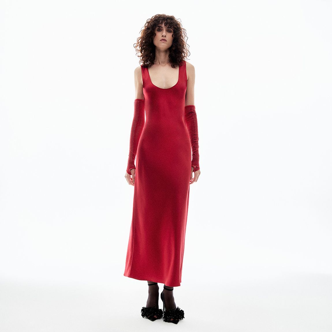 Vestido Cetim Heavy Isla