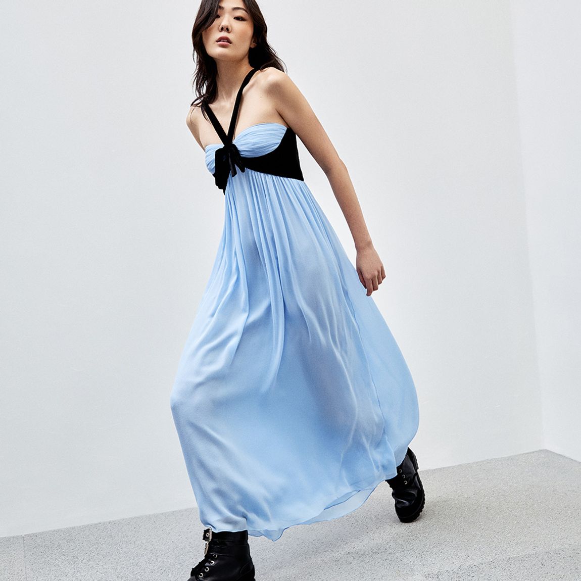 Vestido Georgette Vic