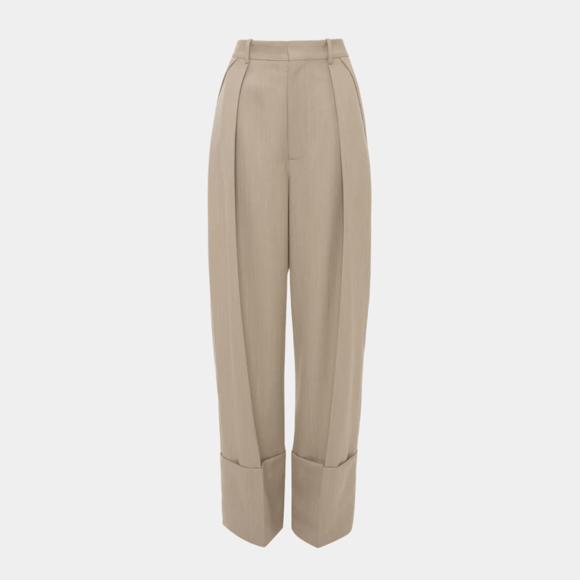 Calça Wide Leg Turn Up Victoria Beckham