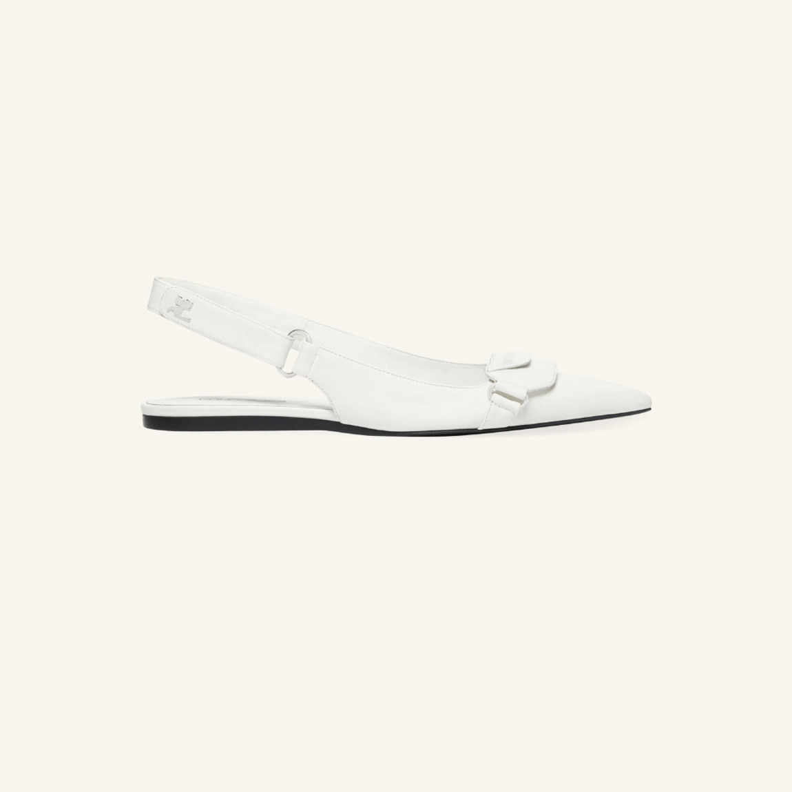 Sapatilha Racer Flat Courrèges