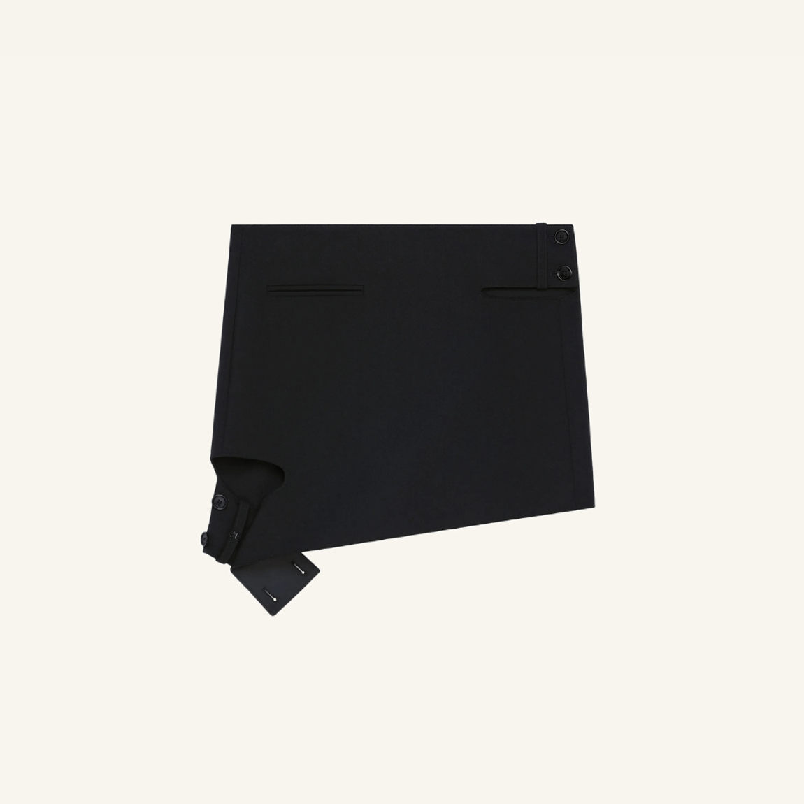 Saia Double Buckle Polywool Courrèges