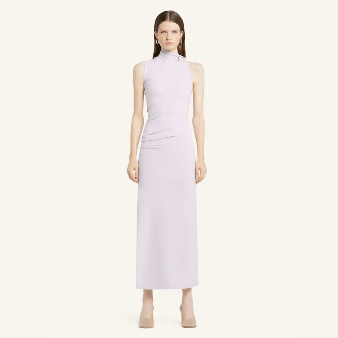 Vestido Drapeado Sleeveless Courrèges